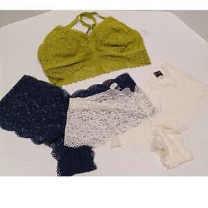 NEW AMBRIELLE Set Bra/2 Panties Cheeky Size XXL